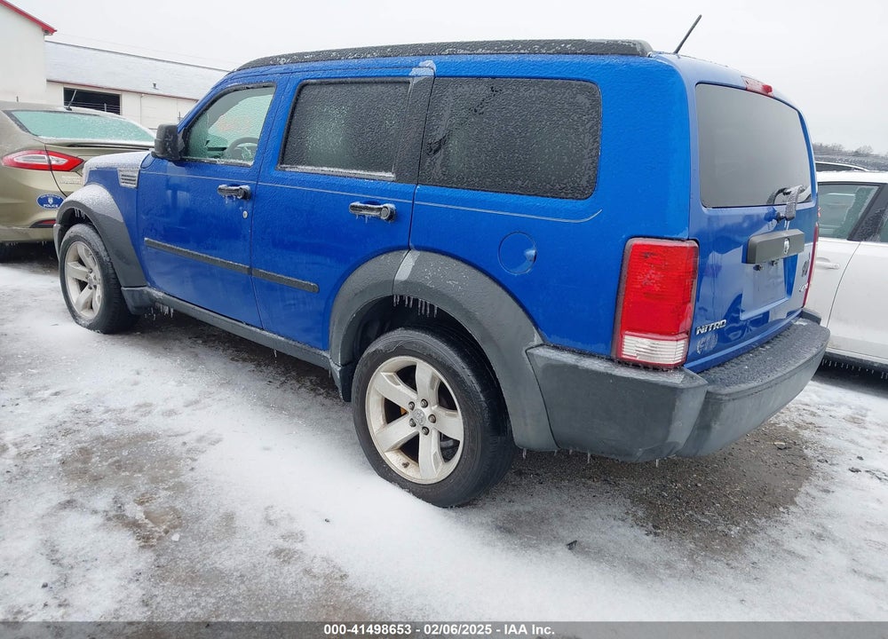2007 DODGE NITRO SXT VIN: 1D8GU28KX7W636289