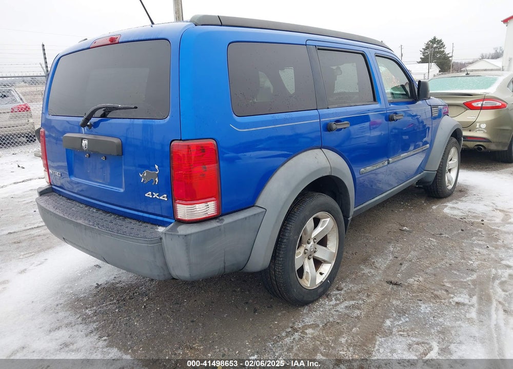 2007 DODGE NITRO SXT VIN: 1D8GU28KX7W636289