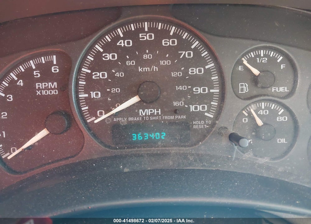 2002 CHEVROLET TAHOE Z71 VIN: 1GNEK13Z02R165715