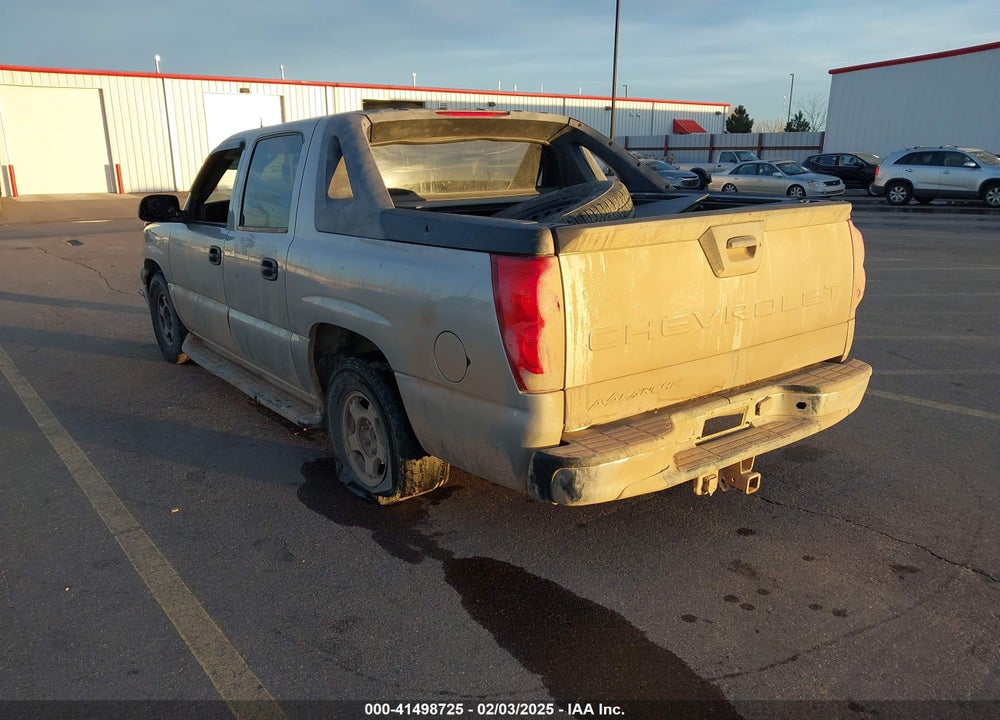 2004 CHEVROLET AVALANCHE 1500 VIN: 3GNEC12T44G170378