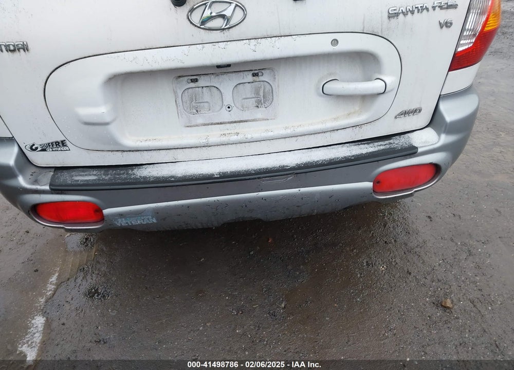 2004 HYUNDAI SANTA FE GLS VIN: KM8SC73D24U845644