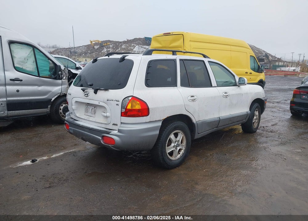 2004 HYUNDAI SANTA FE GLS VIN: KM8SC73D24U845644