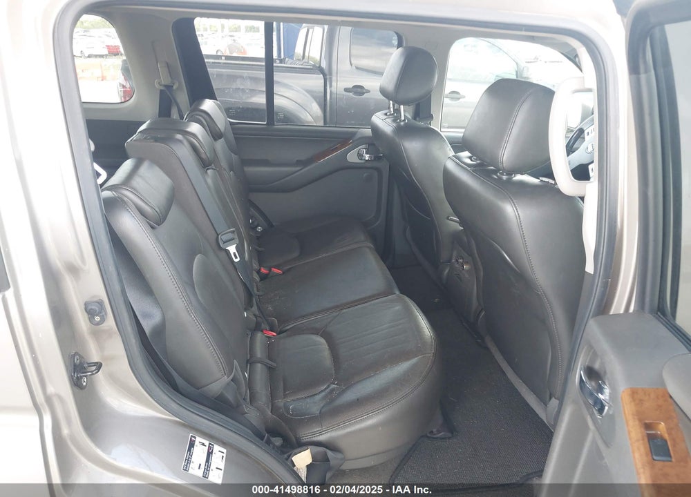 2007 NISSAN PATHFINDER LE VIN: 5N1AR18U77C620100