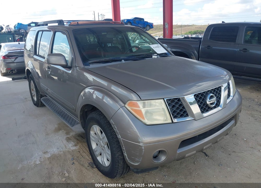 2007 NISSAN PATHFINDER LE VIN: 5N1AR18U77C620100
