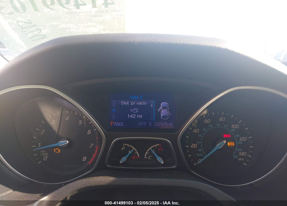 2013 FORD FOCUS SE VIN: 1FADP3K25DL155411