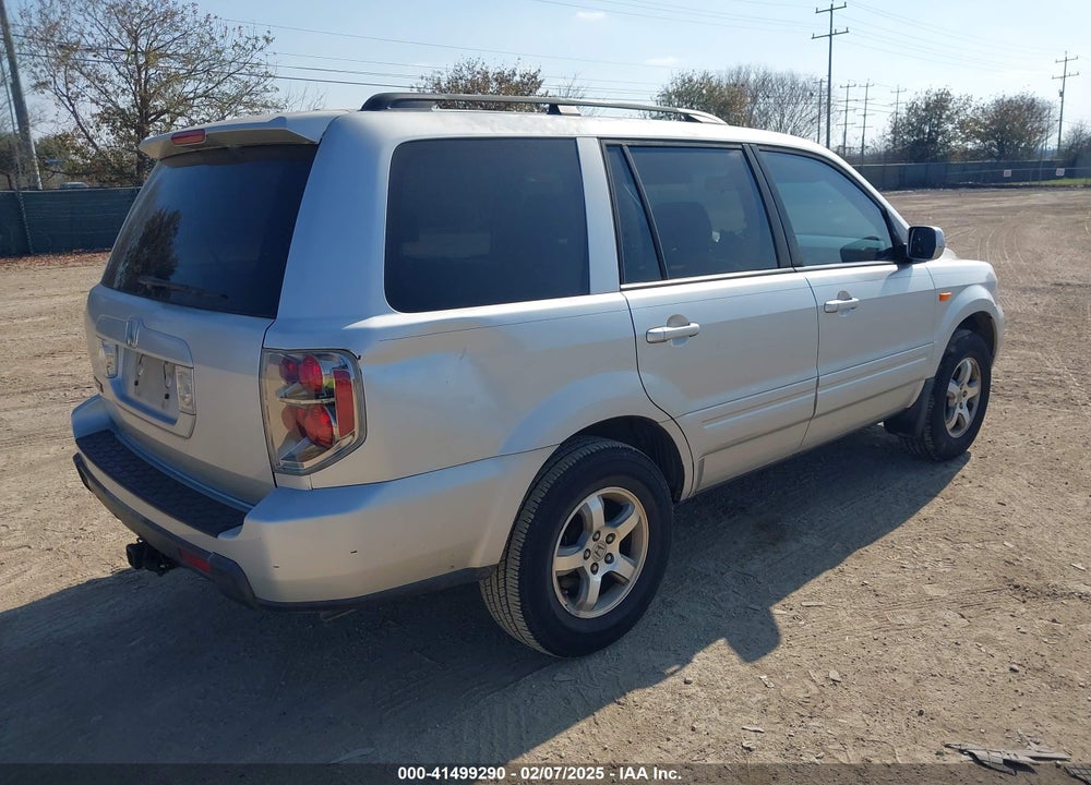 2008 HONDA PILOT EX-L VIN: 5FNYF28588B006476