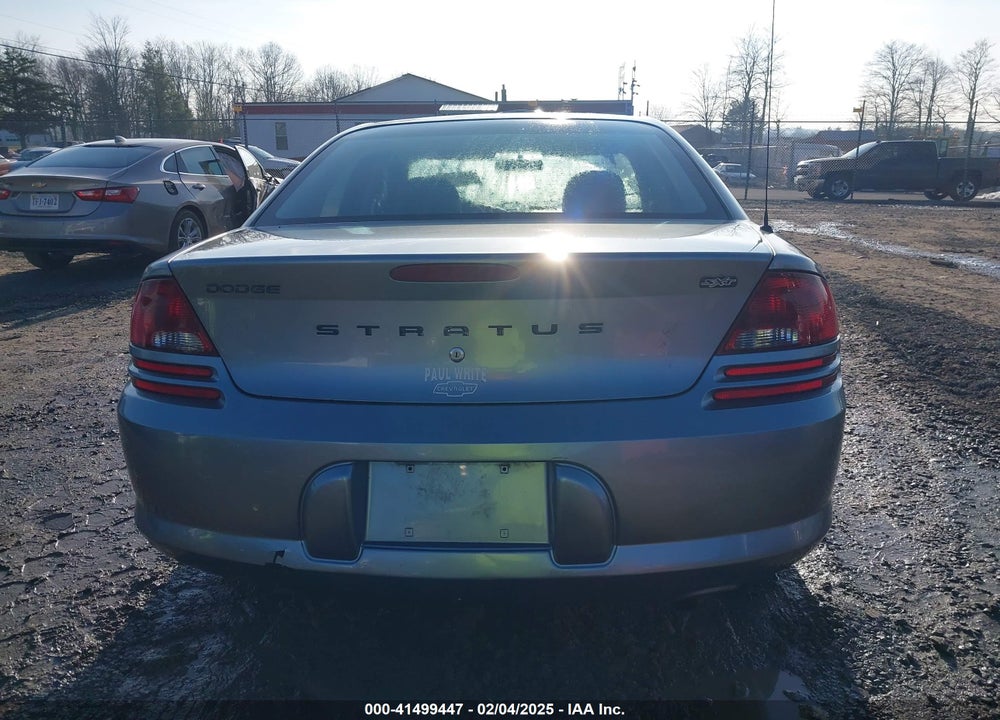 2006 DODGE STRATUS SXT VIN: 1B3EL46X36N144213