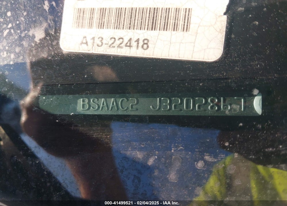 2018 SUBARU OUTBACK VIN: 4S4BSAAC2J3202867