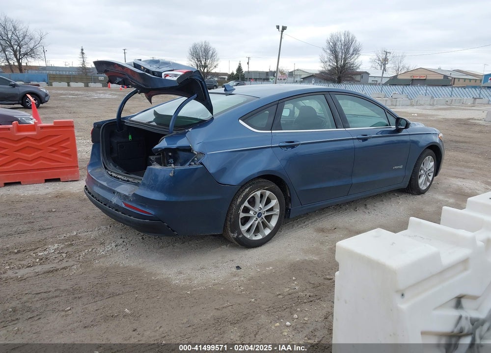2019 FORD FUSION HYBRID VIN: 3FA6P0LU5KR168701