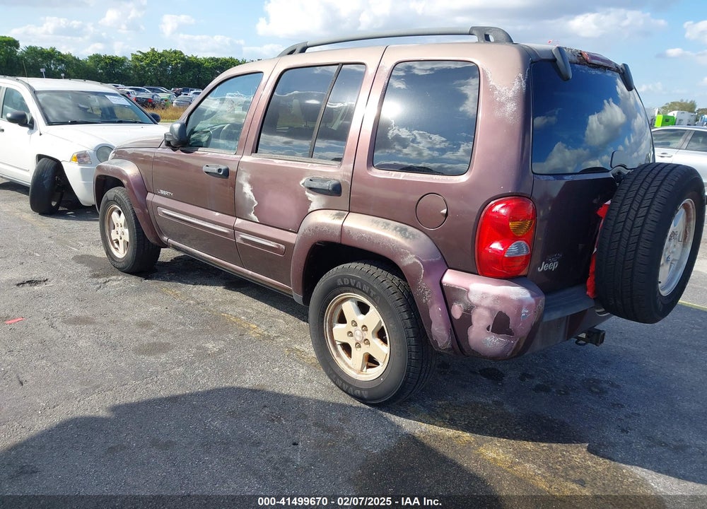 2004 JEEP LIBERTY LIMITED EDITION VIN: 1J4GK58K74W236637