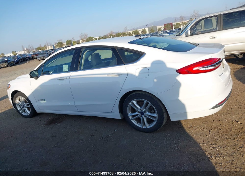 2018 FORD FUSION HYBRID VIN: 3FA6P0LU5JR268117