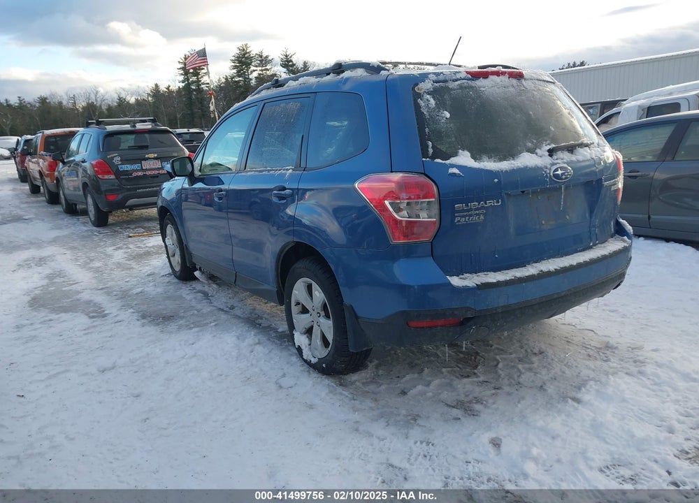 2015 SUBARU FORESTER VIN: JF2SJADC6FH446987