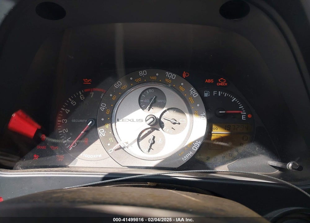 2003 LEXUS IS 300 VIN: JTHBD192030078501