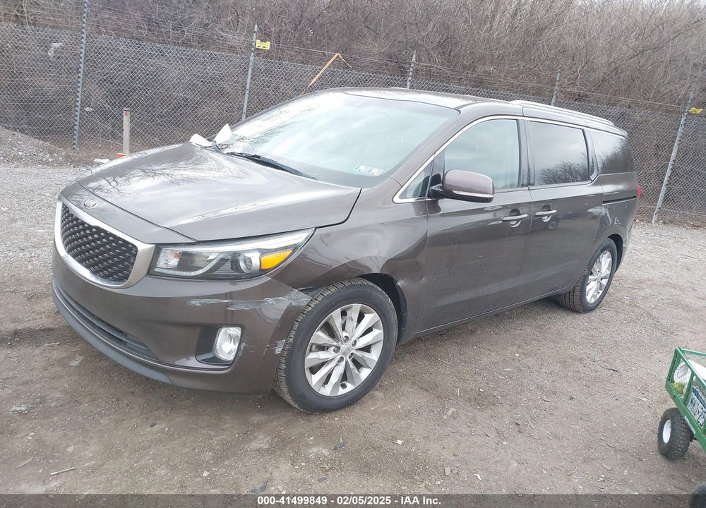 2015 KIA SEDONA EX VIN: KNDMC5C10F6020944