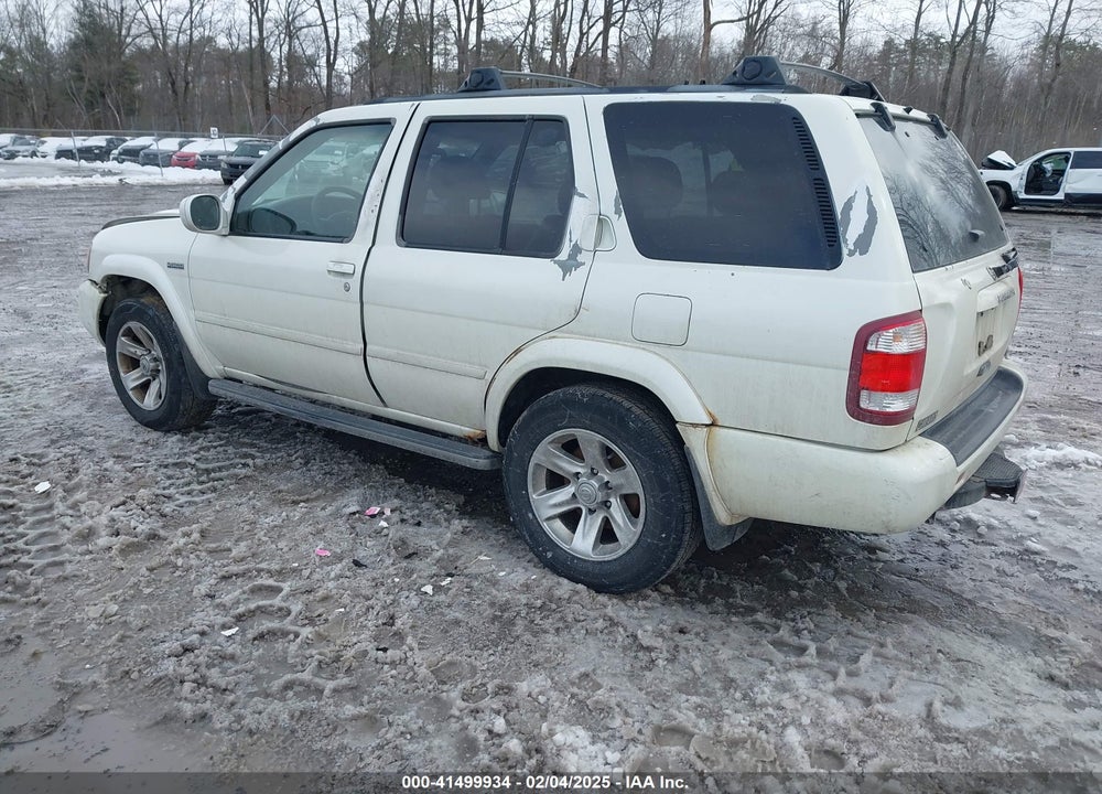 2004 NISSAN PATHFINDER LE PLATINUM VIN: JN8DR09Y44W920804
