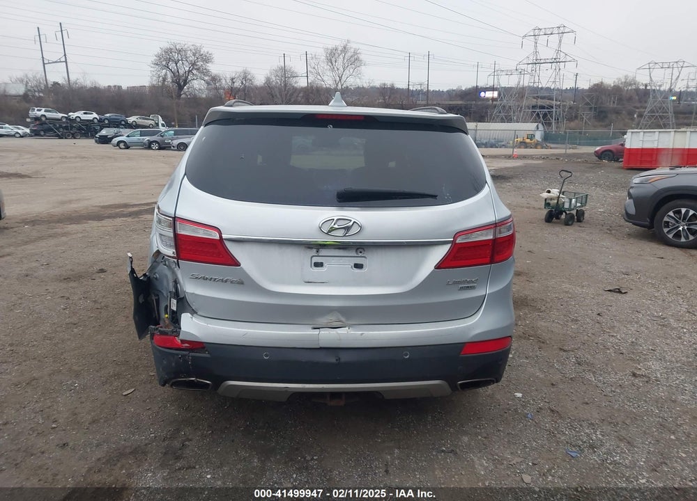 2016 HYUNDAI SANTA FE LIMITED VIN: KM8SR4HF4GU133406