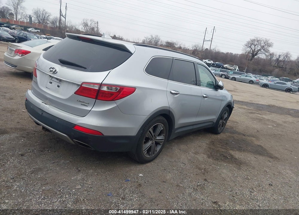 2016 HYUNDAI SANTA FE LIMITED VIN: KM8SR4HF4GU133406