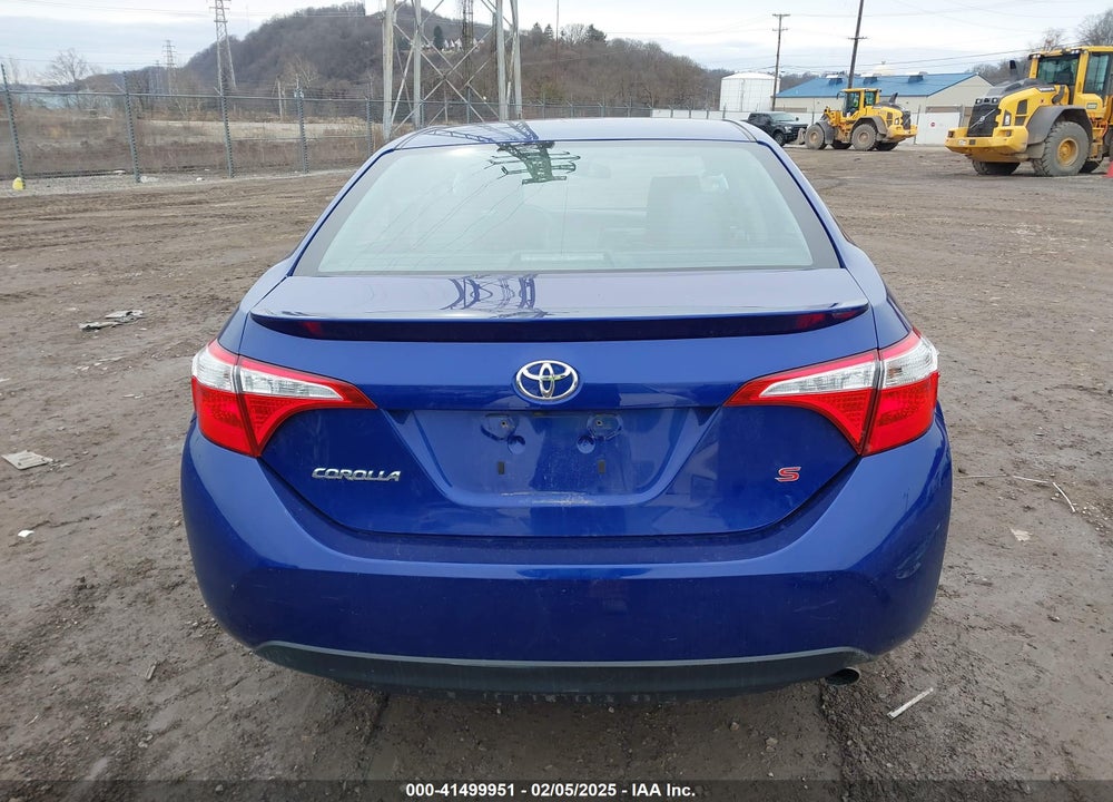 2016 TOYOTA COROLLA VIN: 5YFBURHE2GP504891