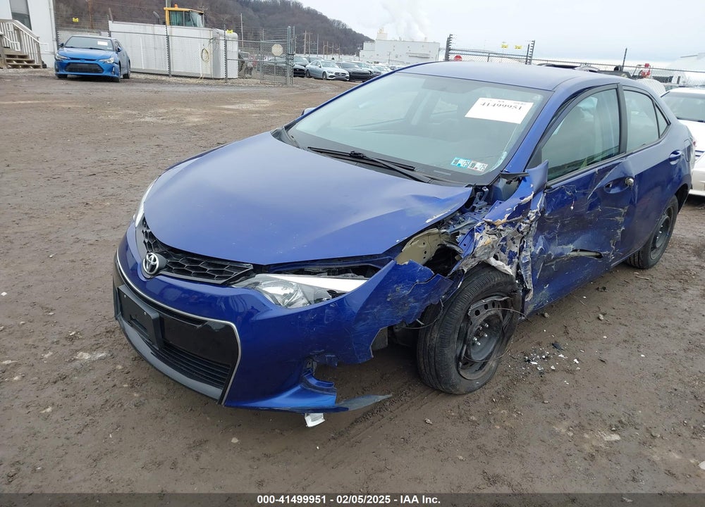 2016 TOYOTA COROLLA VIN: 5YFBURHE2GP504891
