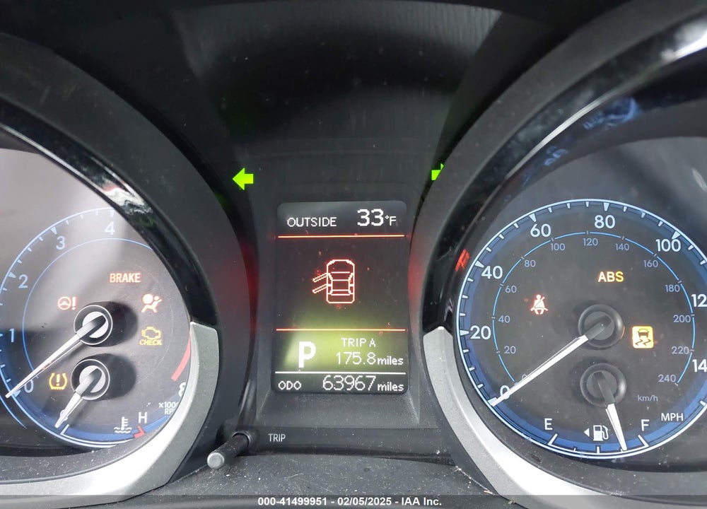 2016 TOYOTA COROLLA VIN: 5YFBURHE2GP504891