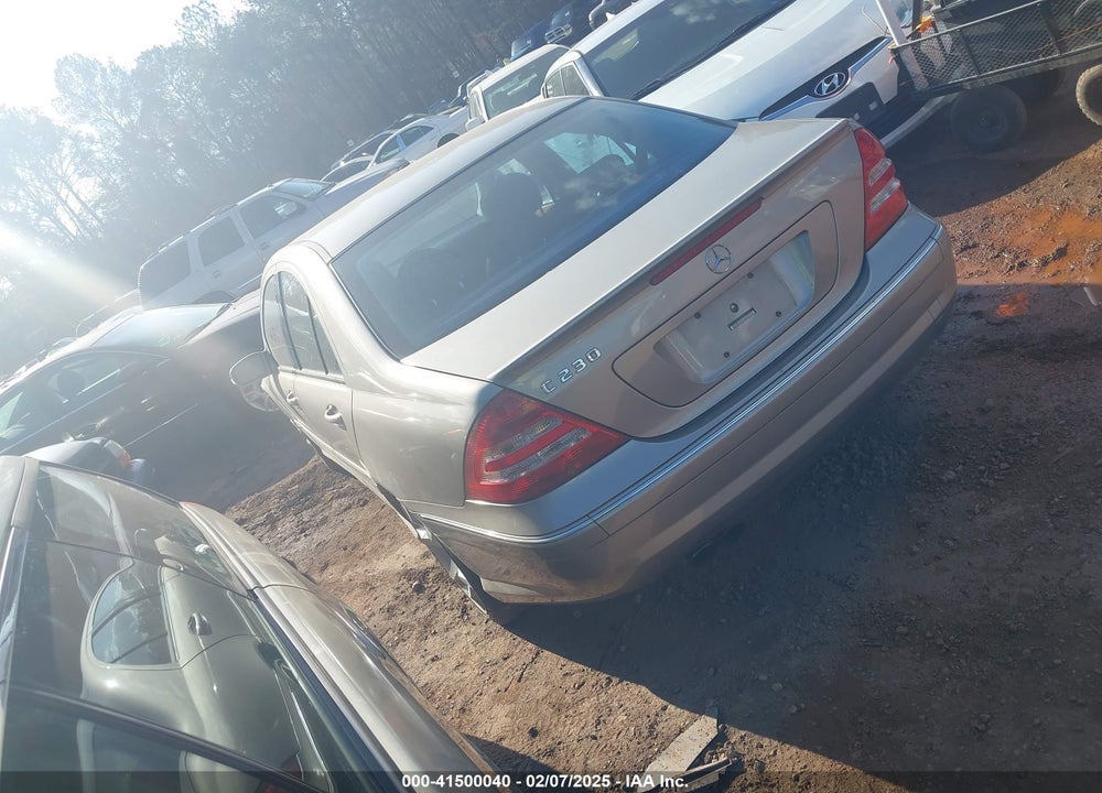 2007 MERCEDES-BENZ C 230 VIN: WDBRF52H17F902720