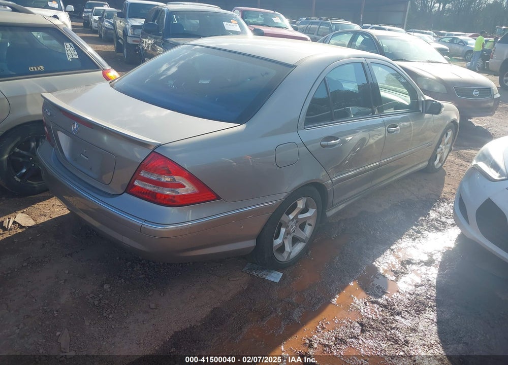2007 MERCEDES-BENZ C 230 VIN: WDBRF52H17F902720