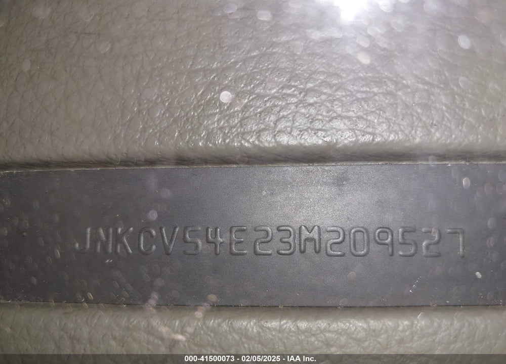2003 INFINITI G35 VIN: JNKCV54E23M209527