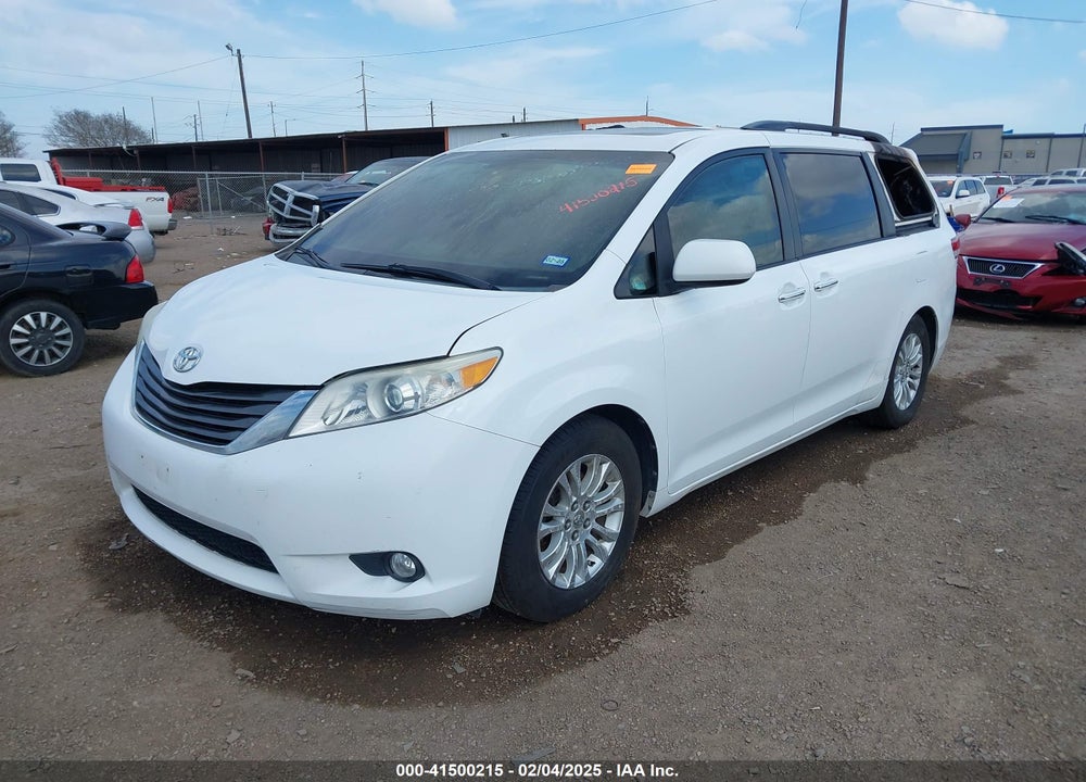 2012 TOYOTA SIENNA XLE LIMITED VIN: 5TDYK3DC7CS244376