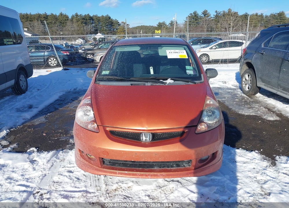 2007 HONDA FIT VIN: JHMGD38647S052919