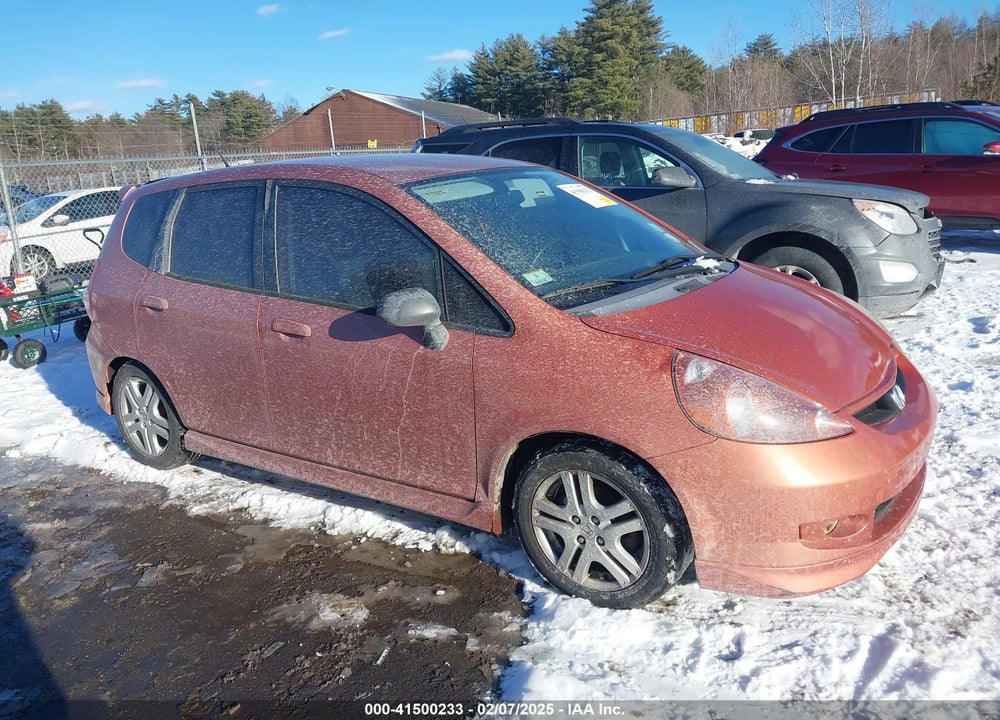 2007 HONDA FIT VIN: JHMGD38647S052919