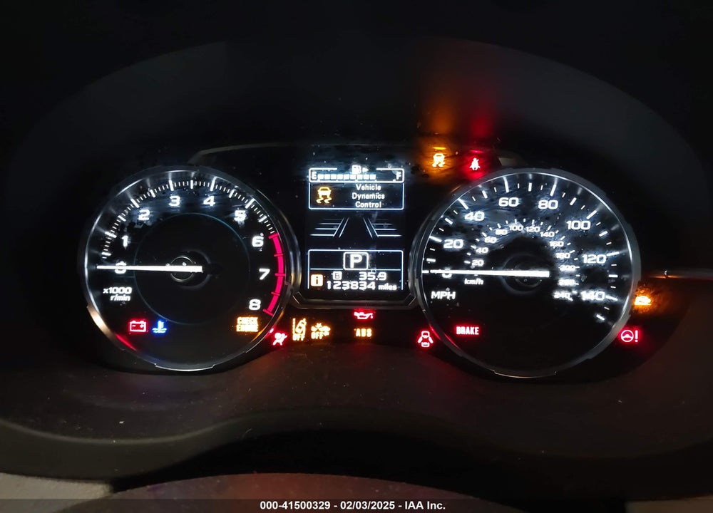 2017 SUBARU FORESTER 2.5I PREMIUM VIN: JF2SJAGC0HH581624