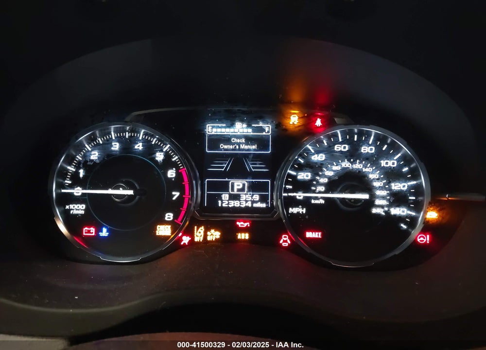 2017 SUBARU FORESTER 2.5I PREMIUM VIN: JF2SJAGC0HH581624