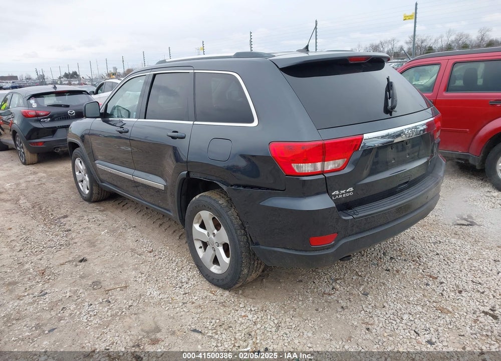 2012 JEEP GRAND CHEROKEE LAREDO VIN: 1C4RJFAGXCC298630