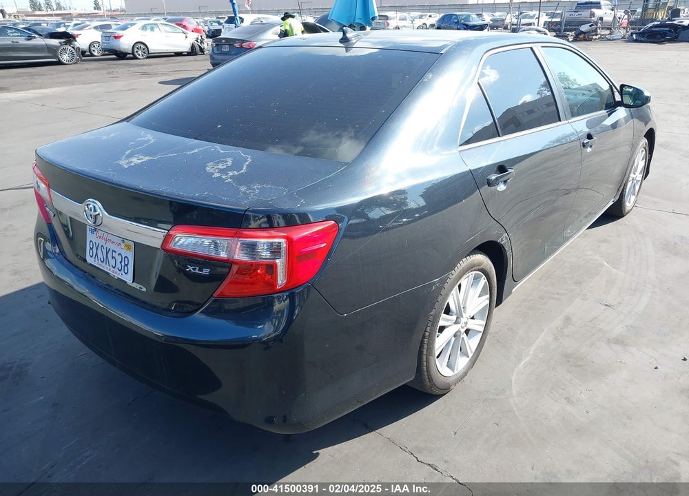 2012 TOYOTA CAMRY XLE V6 VIN: 4T1BK1FK9CU517324