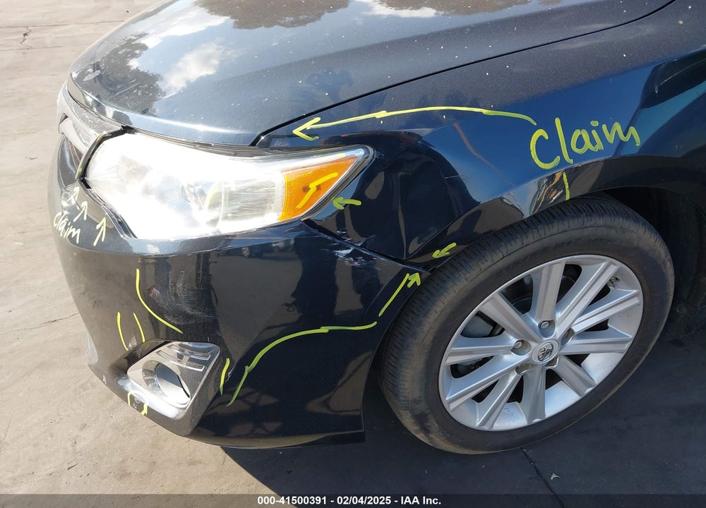 2012 TOYOTA CAMRY XLE V6 VIN: 4T1BK1FK9CU517324