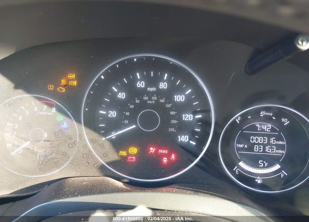 2022 HONDA HR-V VIN: 3CZRU5H12NM728021