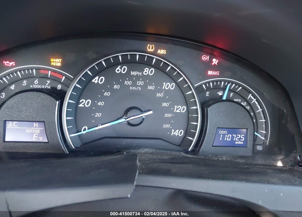 2012 TOYOTA CAMRY VIN: 4T1BF1FK4CU013221