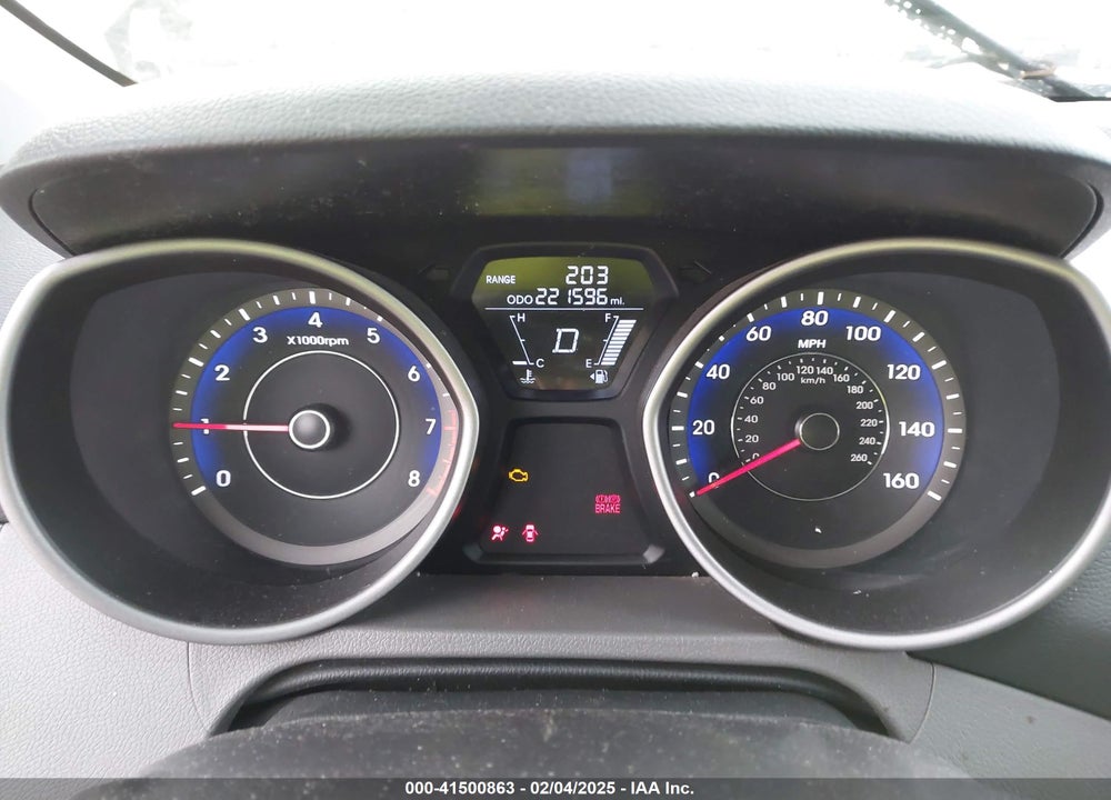 2013 HYUNDAI ELANTRA VIN: KMHDH4AE4DU499701