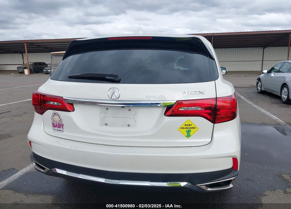 2019 ACURA MDX STANDARD VIN: 5J8YD3H36KL010655