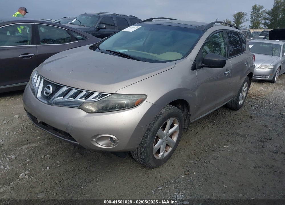 2009 NISSAN MURANO SL VIN: JN8AZ18U09W027690