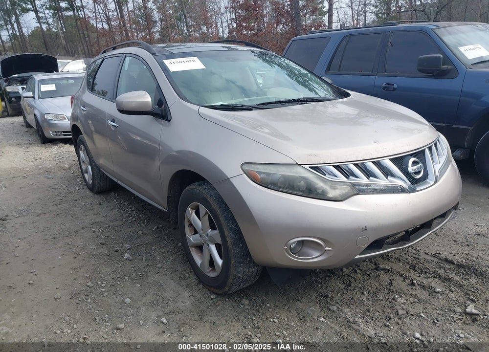 2009 NISSAN MURANO SL VIN: JN8AZ18U09W027690