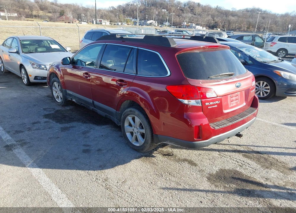 2013 SUBARU OUTBACK 2.5I PREMIUM VIN: 4S4BRCCC1D3291596