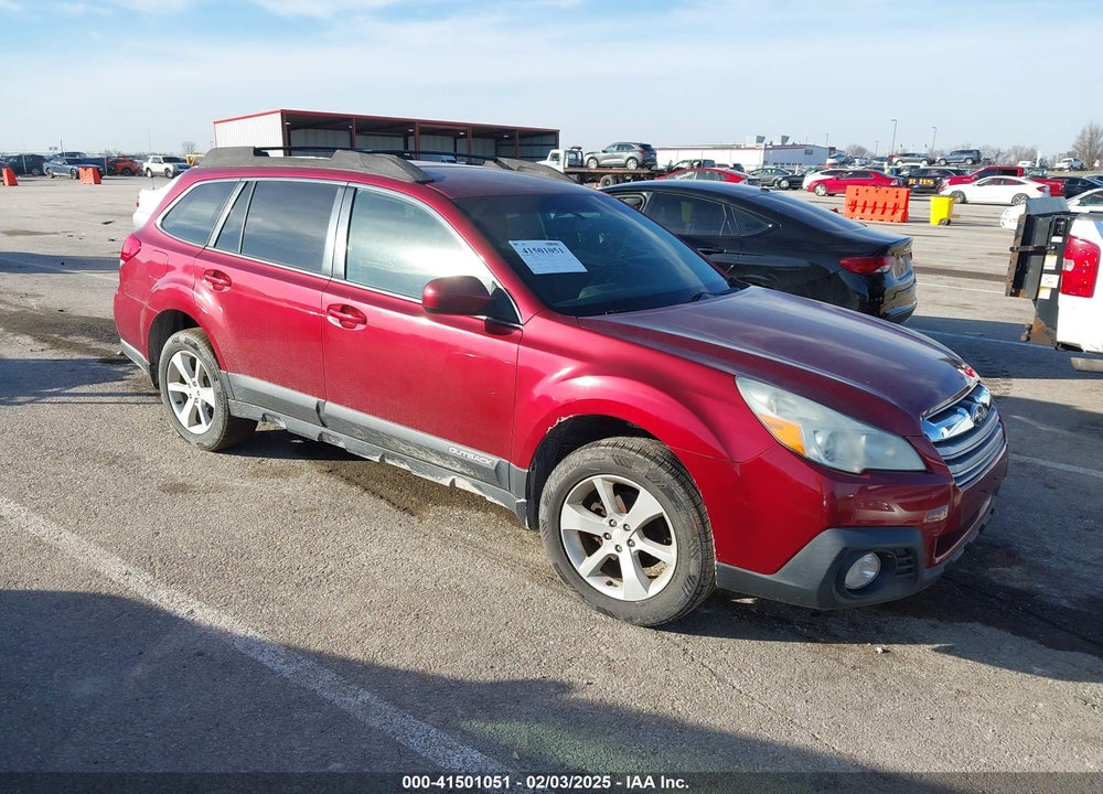 2013 SUBARU OUTBACK 2.5I PREMIUM VIN: 4S4BRCCC1D3291596
