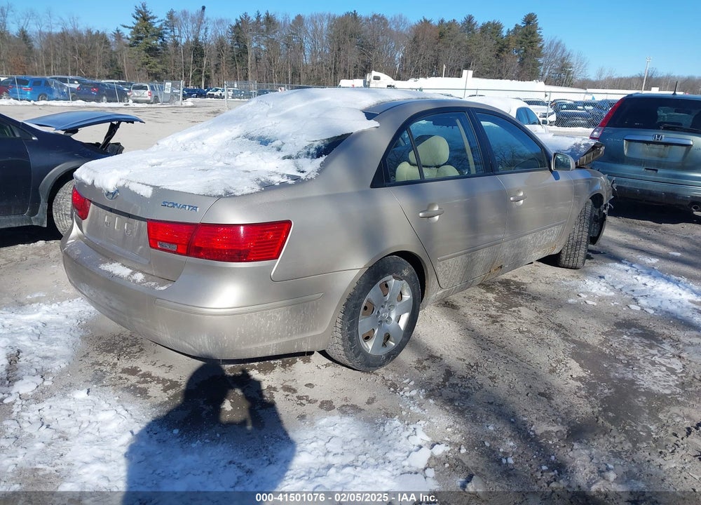 2009 HYUNDAI SONATA GLS VIN: 5NPET46C89H422801