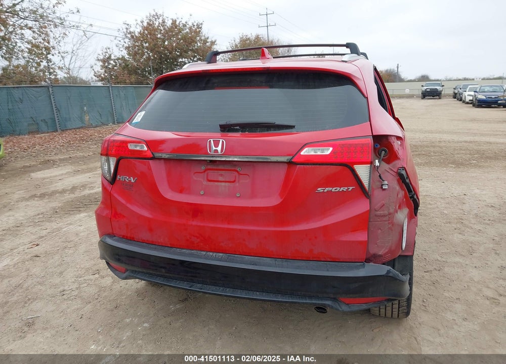 2019 HONDA HR-V SPORT VIN: 3CZRU5H12KG702304