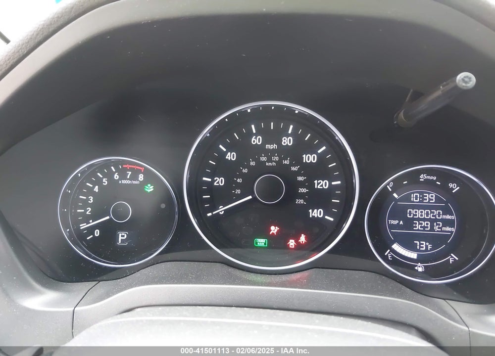 2019 HONDA HR-V SPORT VIN: 3CZRU5H12KG702304