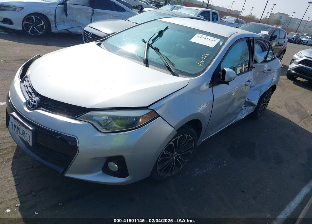 2015 TOYOTA COROLLA S PLUS VIN: 5YFBURHE3FP361562