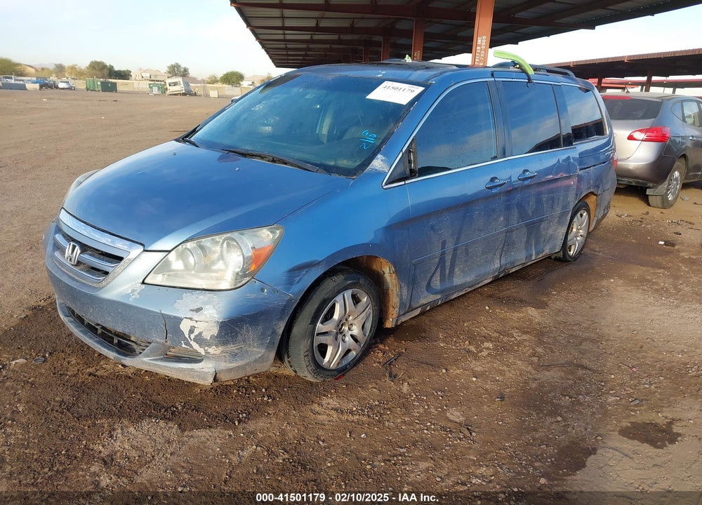 2005 HONDA ODYSSEY EX-L VIN: 5FNRL38715B045670