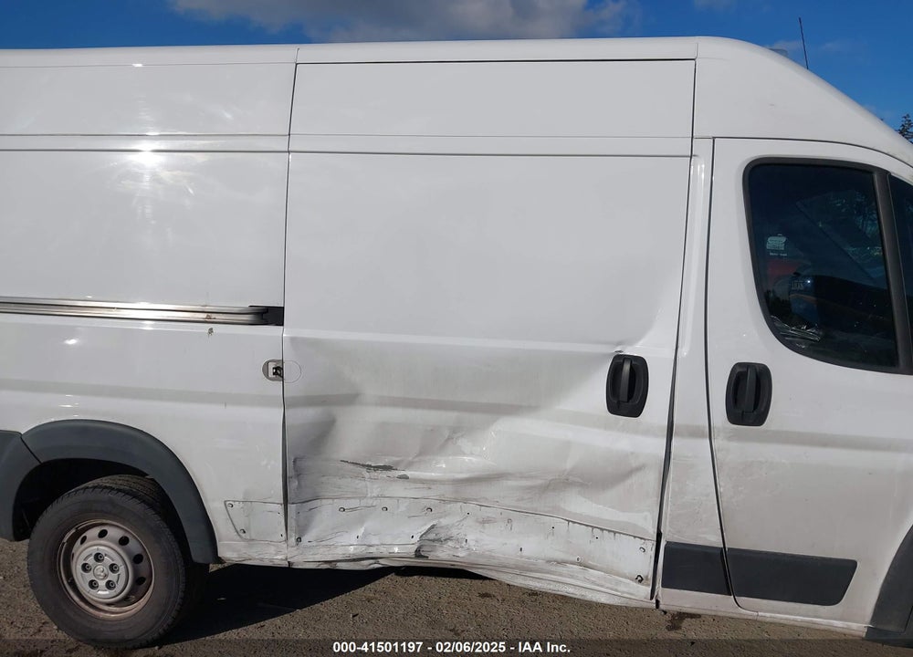 2019 RAM PROMASTER 1500 HIGH ROOF 136 WB VIN: 3C6TRVBG5KE562407