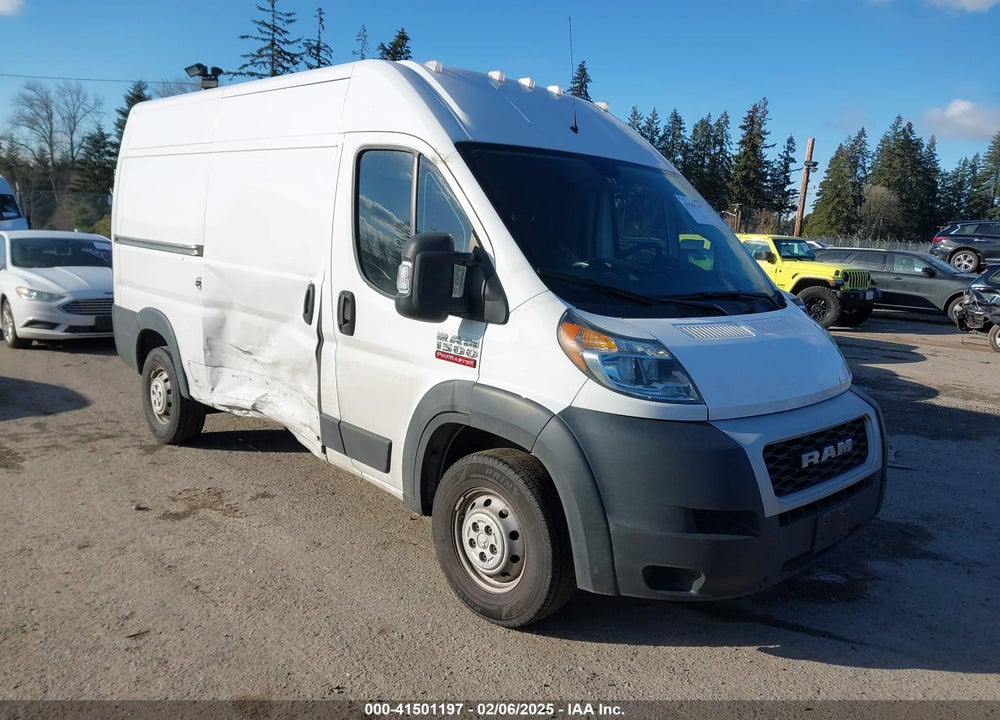 2019 RAM PROMASTER 1500 HIGH ROOF 136 WB VIN: 3C6TRVBG5KE562407